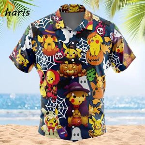 Pokemon Halloween Hawaiian Shirt