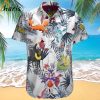 Pokemon Many Types Eevee Tropical White Hawaiian Shirt