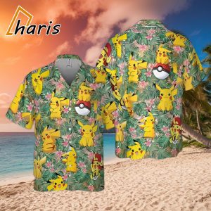 Pokemon Pikachu Tropical Beach Pokemon Hawaiian Shirt