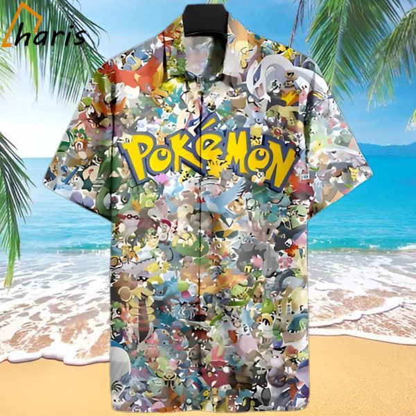 Pokemon Pocket Monsters Hawaiian Shirt