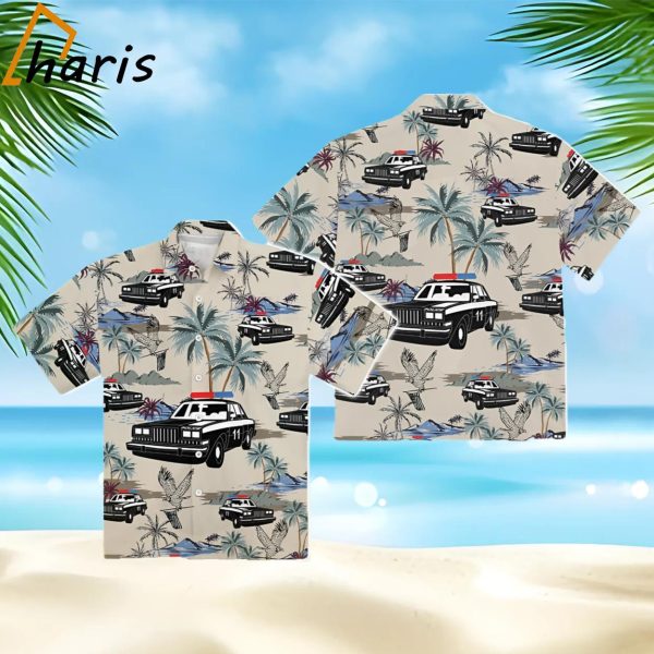 Police Car Hawaiian Shirt