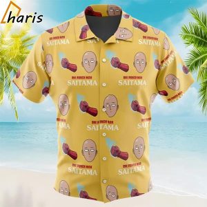 Power Saitama One Punch Man Hawaiian Shirt