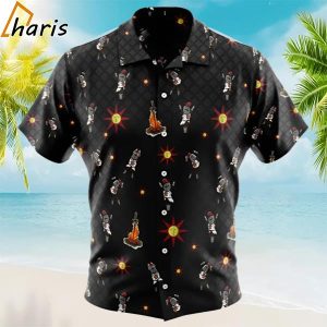 Praise The Sun Pattern Dark Souls Hawaiian Shirt