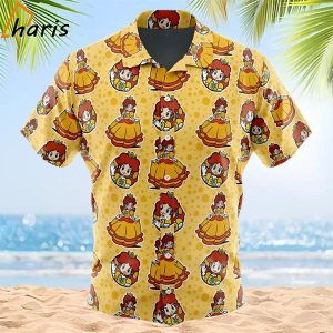 Princess Daisy Super Mario Bros Hawaiian Shirt