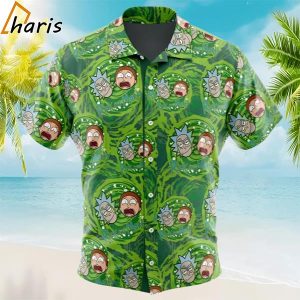 Rick and Morty Trippy Cosmic Rick Hawaiian Shirt