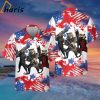 Rocket And American Flag Independence Day Marvel Hawaiian Shirt