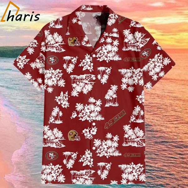 San Francisco 49Ers Coastal Paradise Hawaiian Shirt