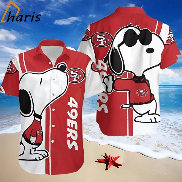 San Francisco 49Ers Snoopy Lover 3D Hawaiian Shirt