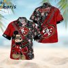 San Francisco 49ers Mickey Mouse Floral Hawaii Shirt