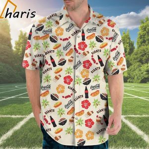 San Francisco Giants Coca Cola Aloha Foodie Hawaiian Shirt