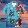 Sea Turtle and Hibiscus Hawaiian Shirt