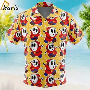 Shy Guy Super Mario Bros Hawaiian Shirt