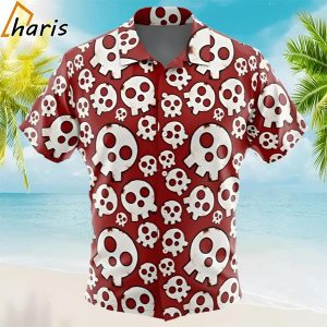 Skull Emblem Fire Force Hawaiian Shirt