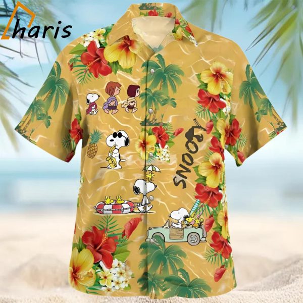 Snoopy Hawaiian Shirt Shorts Summer 2024 Hot