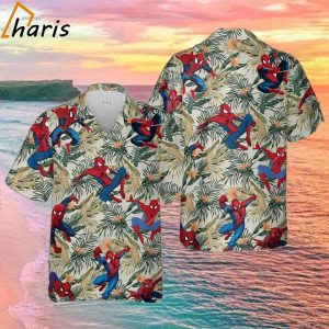 Spiderman Superhero Short Sleeve Hawaiian Shirt