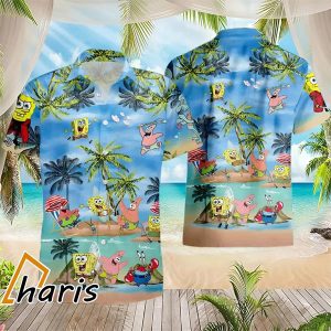 Spongebob Squarepants Aloha Hawaiian Shirt