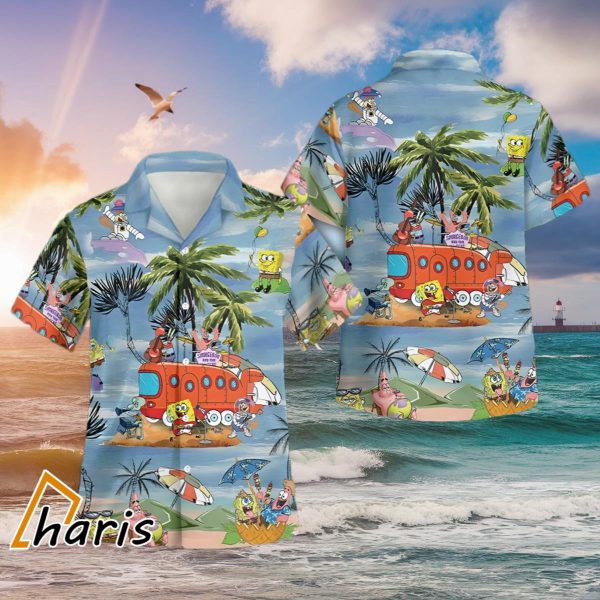 Spongebob Squarepants Characters Hawaiian Shirt