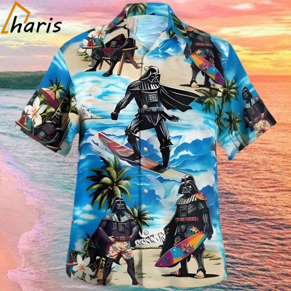 Star Wars Darth Vader Surfing Beach Hawaiian Shirt