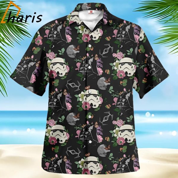 Star Wars Pattern Flower Galaxy Hawaiian Shirt