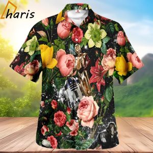 Star Wars Pattern Flower Hawaiian Shirt Gift For Fans