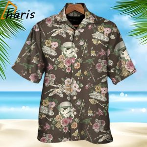 Star Wars Stormtrooper Flower Vintage Hawaiian Shirt