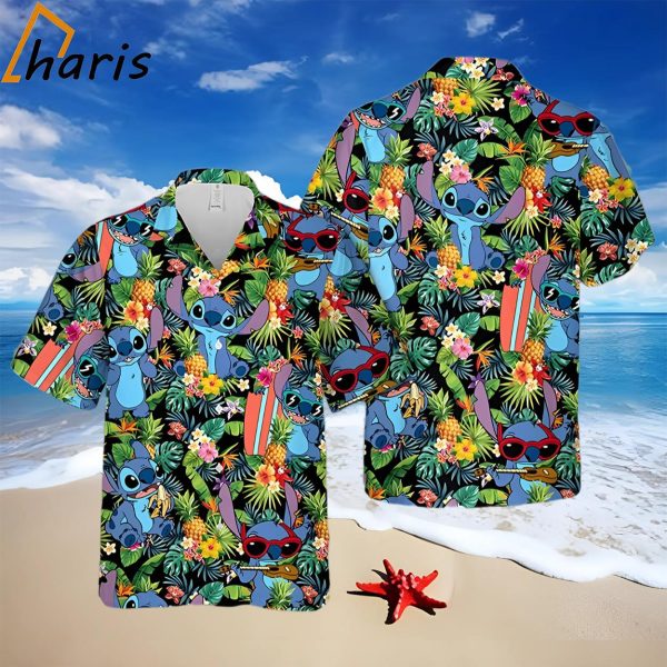 Stitch Tropical Hawaiian Shirt Lilo & Stitch Gifts