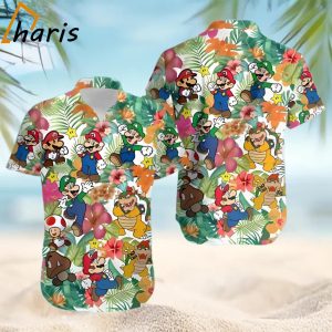 Super Mario And Luigi Beach Hawaiian Shirt