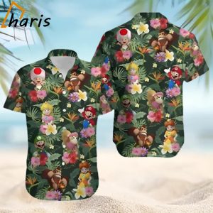 Super Mario Bros Beach Lover Hawaiian Shirt