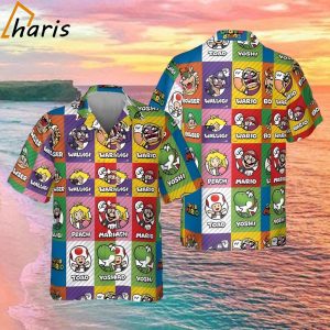 Super Mario Party Hawaiian Shirt