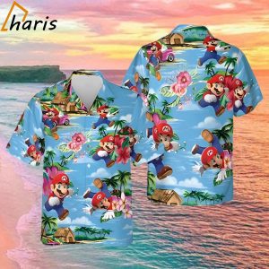 Super Mario Summer Gift All Over Print Hawaiian Shirt