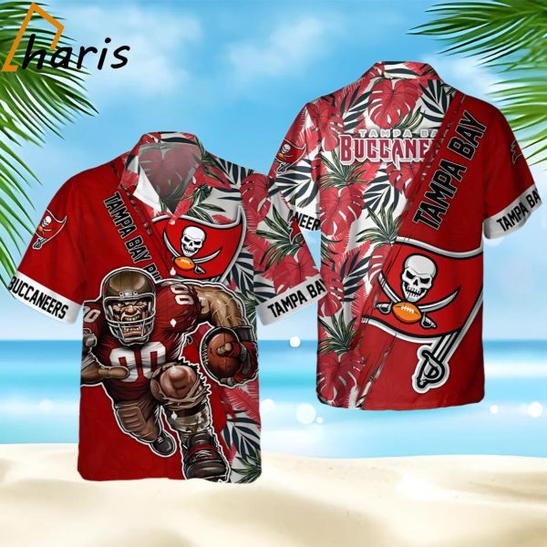 Tampa Bay Buccaneers NFL Floral Summer Hawaiian Shirt