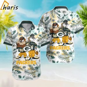 Taz And Bugs Green Bay Packers Hawaiian Shirt