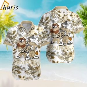 Taz And Bugs New Orleans Saints NFL Teams Hawaiian Shirt