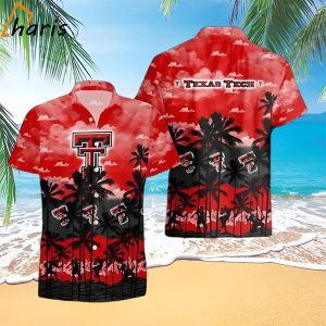 Texas Tech Red Raiders NCAA Summer Button Up Hawaiian Shirt