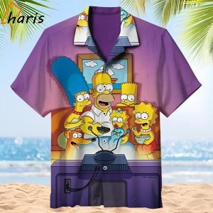 The Simpsons Colorful Hawaiian Shirt