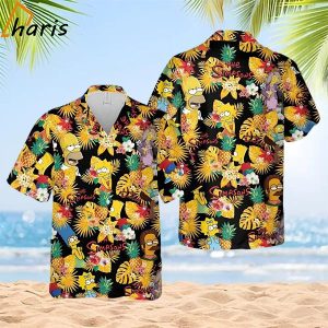 The Simpsons Tropical Hawaiian Shirt Summer Gift