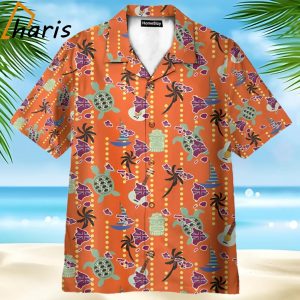 Tiki Tiki Turtle And Ukulele Summer Hawaiian Shirt