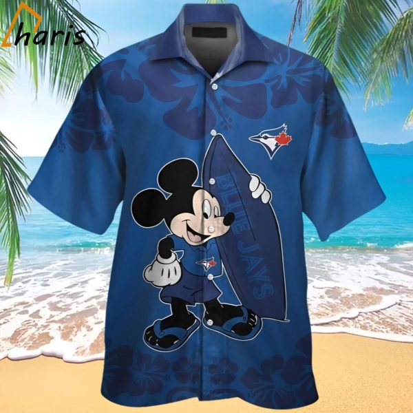 Toronto Blue Jays Mickey Mouse Tropical Hawaiian Shirt