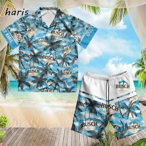 Tropical Busch Light Beer Hawaiian Shirt