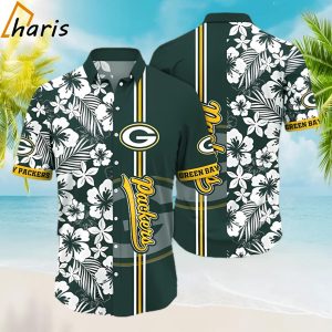 Tropical Floral NFL Green Bay Packers Hawaiian Shirt