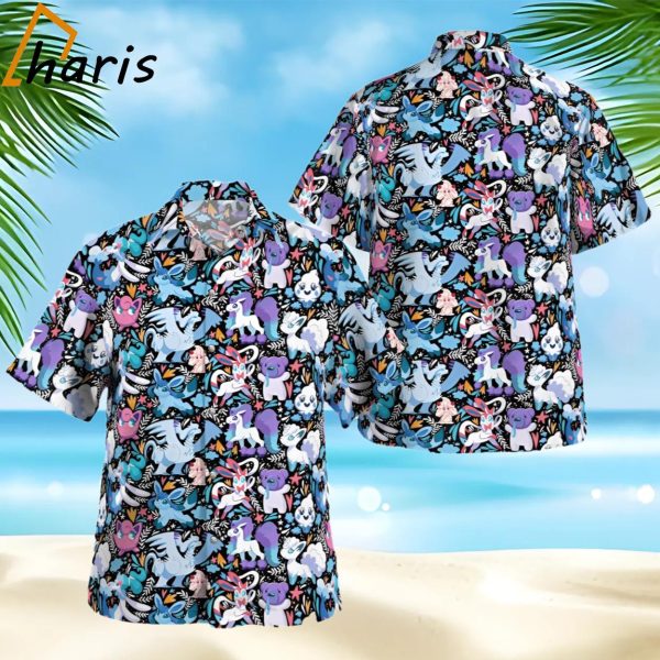 Tropical Ice Pokemon Hawaiian Shirt