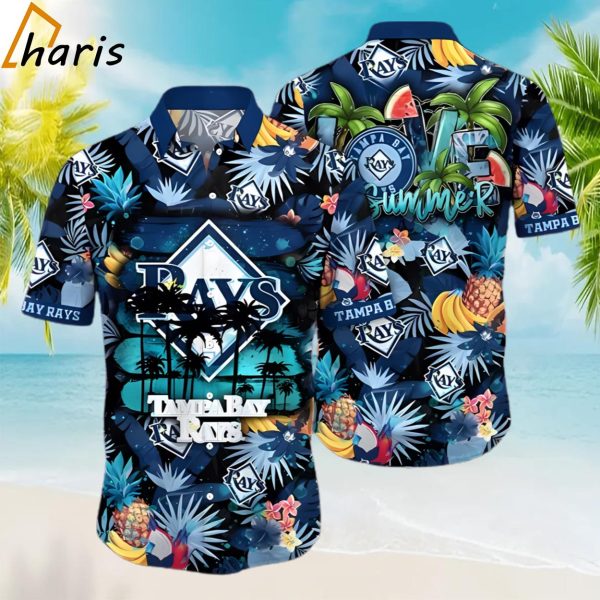 Tropical Summer Aloha Baseball Rays Hawaiian Shirt