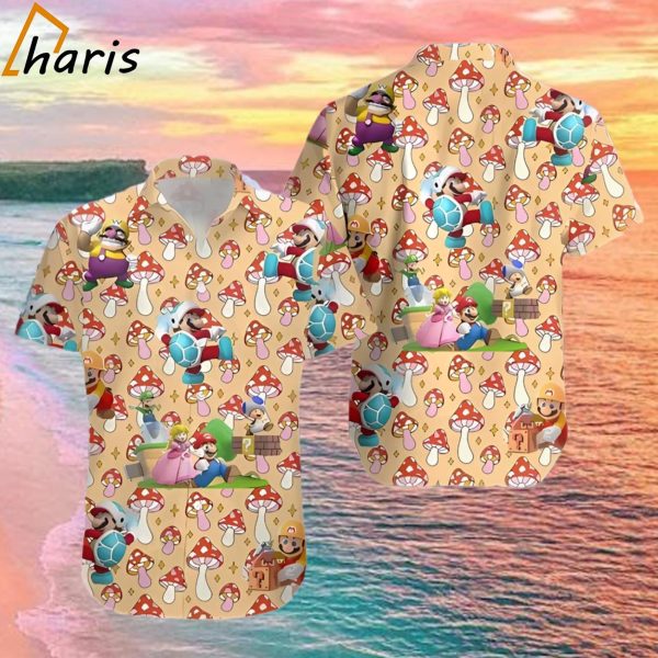 Tropical Super Mario Hawaiian Shirt