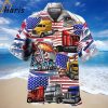 Truck USA Flag Independence Day Hawaiian Shirt