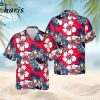 Trump 2024 Trumpical Re-elect Blue Pattern Hawaiian Shirt