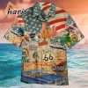 Vintage American Flag Hawaiian Shirt