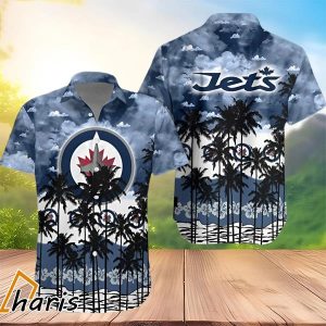 Winnipeg Jets Tree Hawaiian Shirt