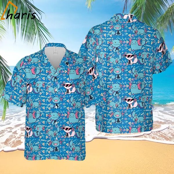 Wooper Pokemon Summer Gift Hawaiian Shirt