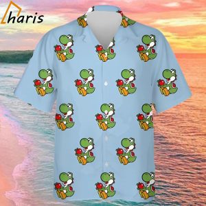 Yoshi Super Mario Character Hawaiian Shirt