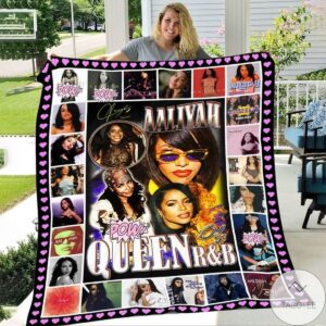 Aaliyah Queen Of RB Blanket 5